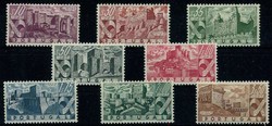 Portugiesischer Burgen-Satz 1946, sauber ungebraucht, Kabinett.