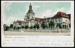 München, National-Museum, gelaufen Mai 1904, minimal fleckig, sonst ...