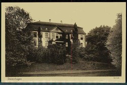 Stavenhagen, Ansicht auf das Schloss, ungebraucht, um 1910, gute ...
