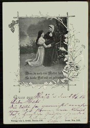 2 Pf. und 3 Pf. Germania mit gesuchter Fahnen/Flaggen-Entwertung aus ...