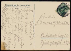 Hannover, historische Karte, hier 'Fasanenkrug an der Haltestelle der ...