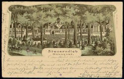 Hannover, historische Karte, hier 'Gaststätte Steuerndieb in der ...