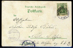 Hannover, historische Karte, hier Farblitho-Karte 'Gruß aus dem ...