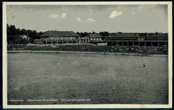 Hannover, historische Karte, hier 'Maschsee-Strandbad mit ...