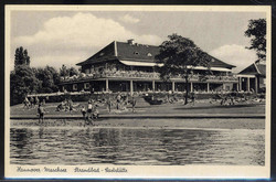 Hannover, historische Karte, hier 'Strandbad-Gaststätte am Mschsee', ...