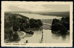 Hannover, historische Karte, hier 'Maschpark und Maschsee, Aufnahme ...