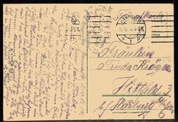 Hannover, historische Karte, hier 'Provinzial-Museum', als Feldpost ...