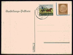 Briefmarkenausstellung Bayerische Ostmark Coburg Juni 1936, die 3 Pf ...
