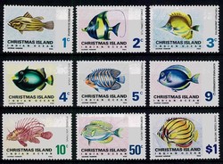 Meeresfische-Satz 1968 (ohne die Mi.-Nr. 29.), tadellos postfrisch.
