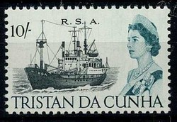 10 Sh. Königin Elizabeth II. 1965, tadellos postfrisch.