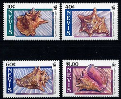 WWF: Fechterschnecke 1990, tadellos postfrisch.