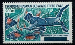 1595: Afars and Issas - Airmail stamps