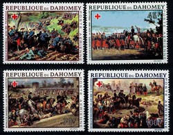 Rotes Kreuz: Gemälde franz. Maler 1968, tadellos postfrisch.