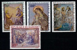 Weihnachten: Tod von Foujita 1968, tadellos postfrisch.