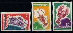 Fauna des Meeres II.: Krebse 1971, tadellos postfrisch.