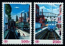 1810: Belgien - Eisenbahnmarken