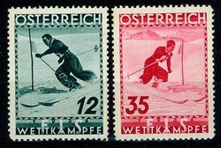 12 g. + 12 g. und 35 g. + 35 g. FIS-Wettkämpfe in Innsbruck 1936, ...