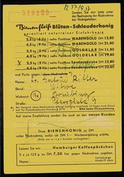 10 Pf. Heuss auf Bestellkarte mit Straubinger SST 'Agnes - Bernauer - ...