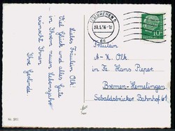 Glückwunschkarte zum Geburtstag mit Kinderzeichnung und Motorroller, ...