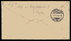 Feldpost: 'K.D. Feldpostexpedition a' klar abgeschlagen auf Kuvert ...