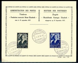 Musikwettbewerb 1937 hübsch auf Gedenkblatt, mit Sonderstpl., gute ...