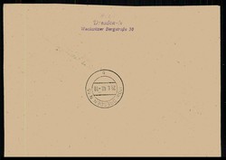 5 Mark Friedenstaube hübsch mit Zusatzfrankatur der 1 RM Ziffer und ...