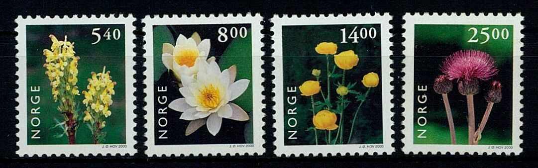 Freimarken Einheimische Pflanzen 2000, tadellos postfrisch.