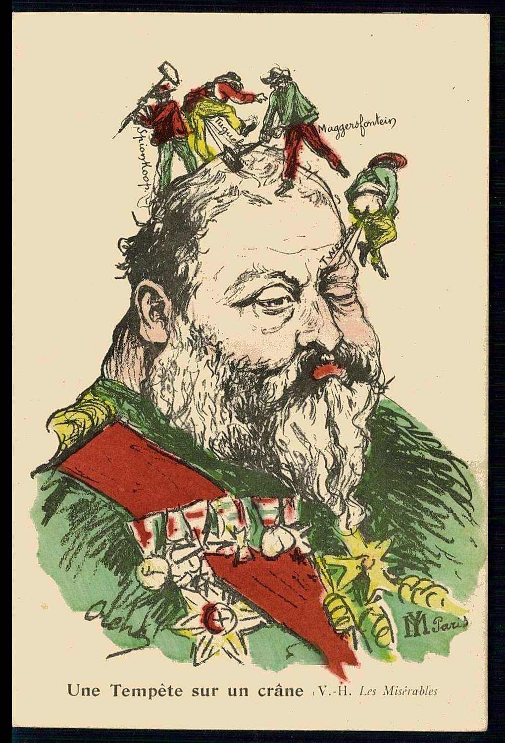 Frankreich um 1900, Karikatur gegen König Eduard von England, ...