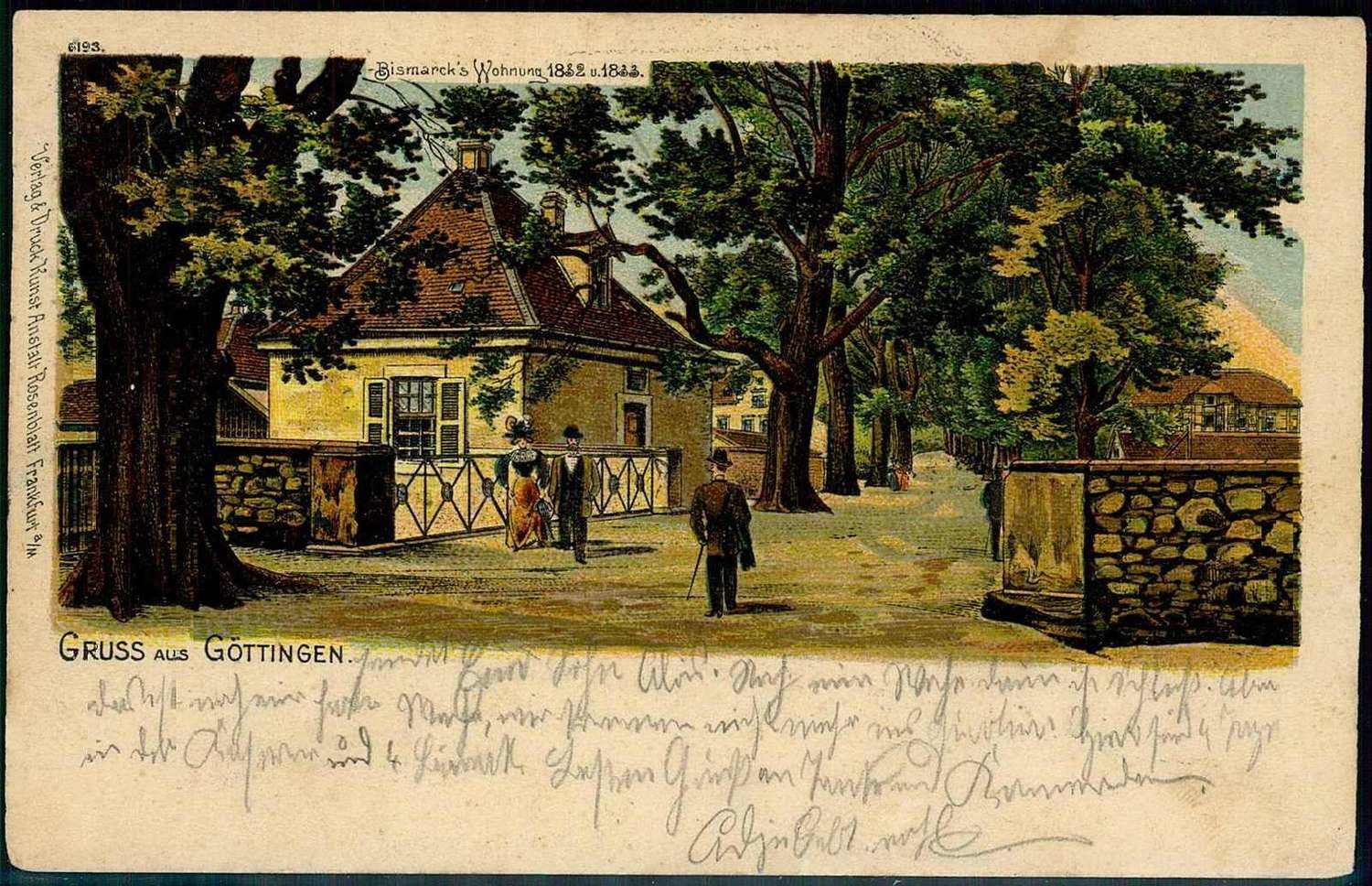 Bismarck Gedenken aus Göttingen, hier 'Gruß aus Göttingen mit ...