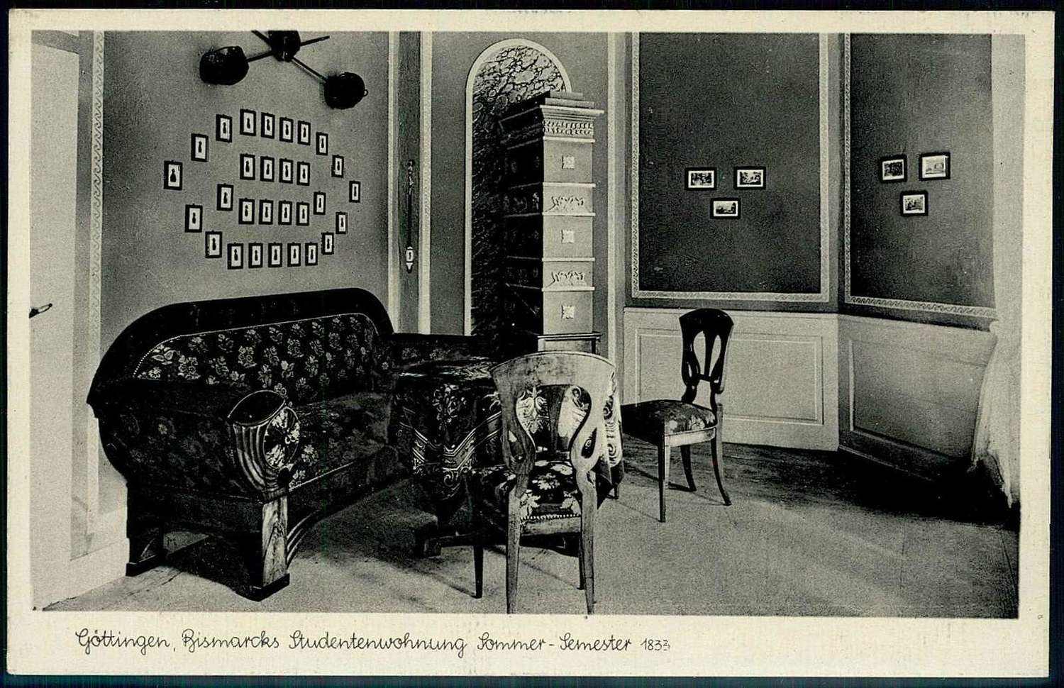 Bismarck Gedenken aus Göttingen, hier 'Bismarck Studentenwohnung ...