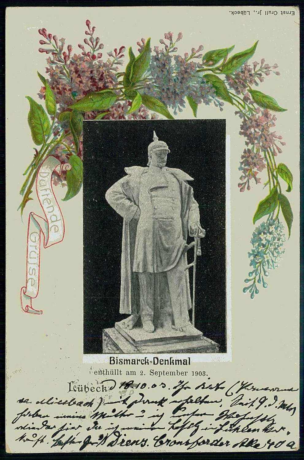 Bismarck-Verehrung im Deutschen Reich, hier 'Bismarck-Denkmal in ...