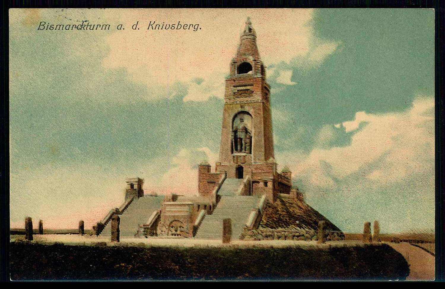 Knivsberg (Schleswig) Dänemark, Bismarckturm mit Nationaldenkmal auf ...