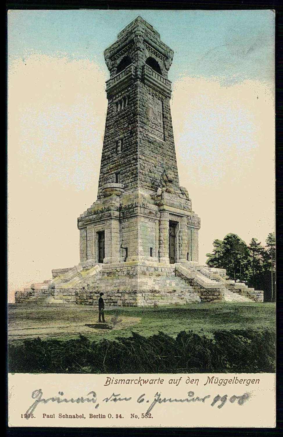Grünau/Berlin, Bismarckwarte auf den Müggelbergen, gelaufen ...