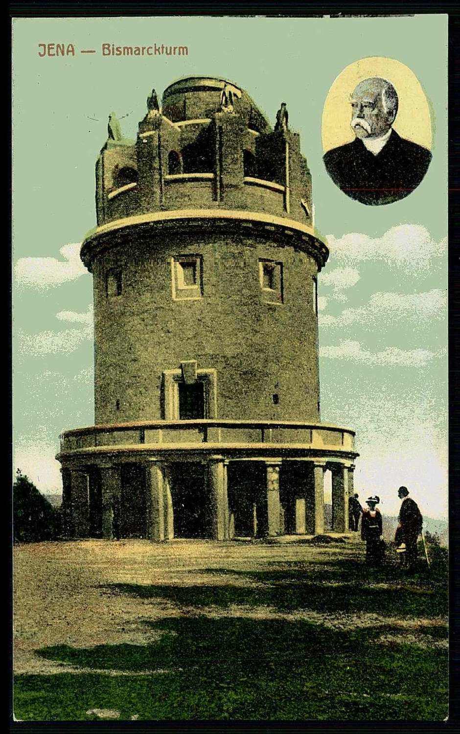 Jena, Bismarckturm, um 1910, ungebraucht, gute Erhaltung.