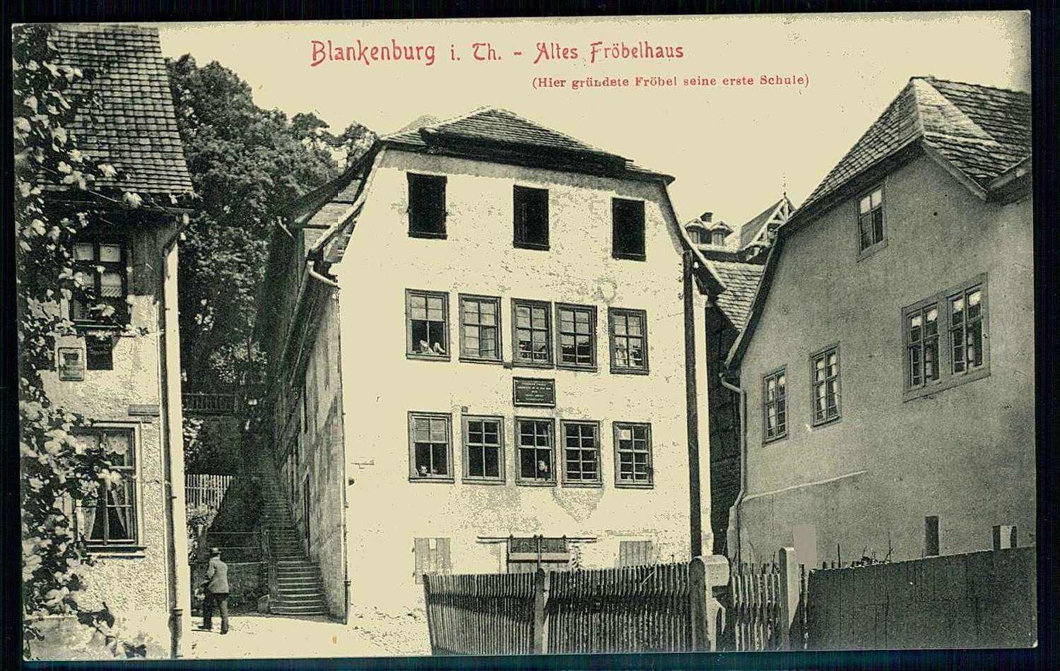 Ausbildung, Kindergarten, Schule usw., HIER 'Altes Fröbelhaus', um ...