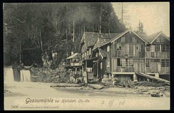 Mühlen, Thematik-Karte (siehe Abbildung), hier Gosaumühle bei ...