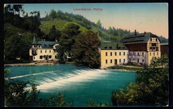 Mühlen, Thematik-Karte (siehe Abbildung), hier Lauenhainer Mühle, ...