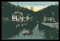 Mühlen, Thematik-Karte (siehe Abbildung), hier Lauenhainer Mühle, ...