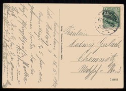 Mühlen, Thematik-Karte (siehe Abbildung), hier Lauenhainer Mühle, ...