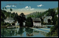 Mühlen, Thematik-Karte (siehe Abbildung), hier Lauenhainer Mühle, ...