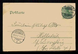 Mühlen, Thematik-Karte (siehe Abbildung), hier Blick nach der ...