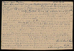 Kriegsgefangenenpost 1947, hochinters. Karte vom 21.9.1947 aus einem ...