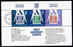 50 Jahre Marken der Deutschen Besetzung von Guernsey 1991, das ...