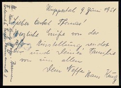 1. Helikopter Postflug in Deutschland 10.6.1951 von Wuppertal - ...