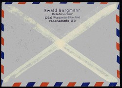 1. Helikopter Postflug in Deutschland 10.6.1951 von Wuppertal - ...