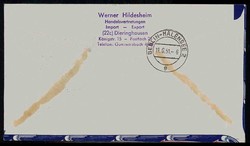 1. Helikopter Postflug in Deutschland 10.6.1951 von Wuppertal - ...