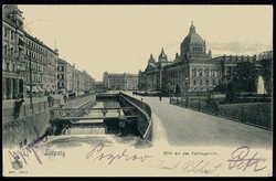Leipzig, Blick auf das Reichsgericht, gelaufen 'Leipzig 7.3.06', gute ...