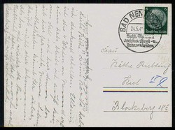 Bad Nenndorf, Kurpark, gelaufen mit Sonderstpl. 'Band Nenndorf 24.5 ...