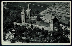 Rochlitz in Sachsen, Fliegeraufnahme des Schlosses, mit Sonderstpl. ...