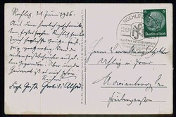 Rochlitz in Sachsen, Fliegeraufnahme des Schlosses, mit Sonderstpl. ...